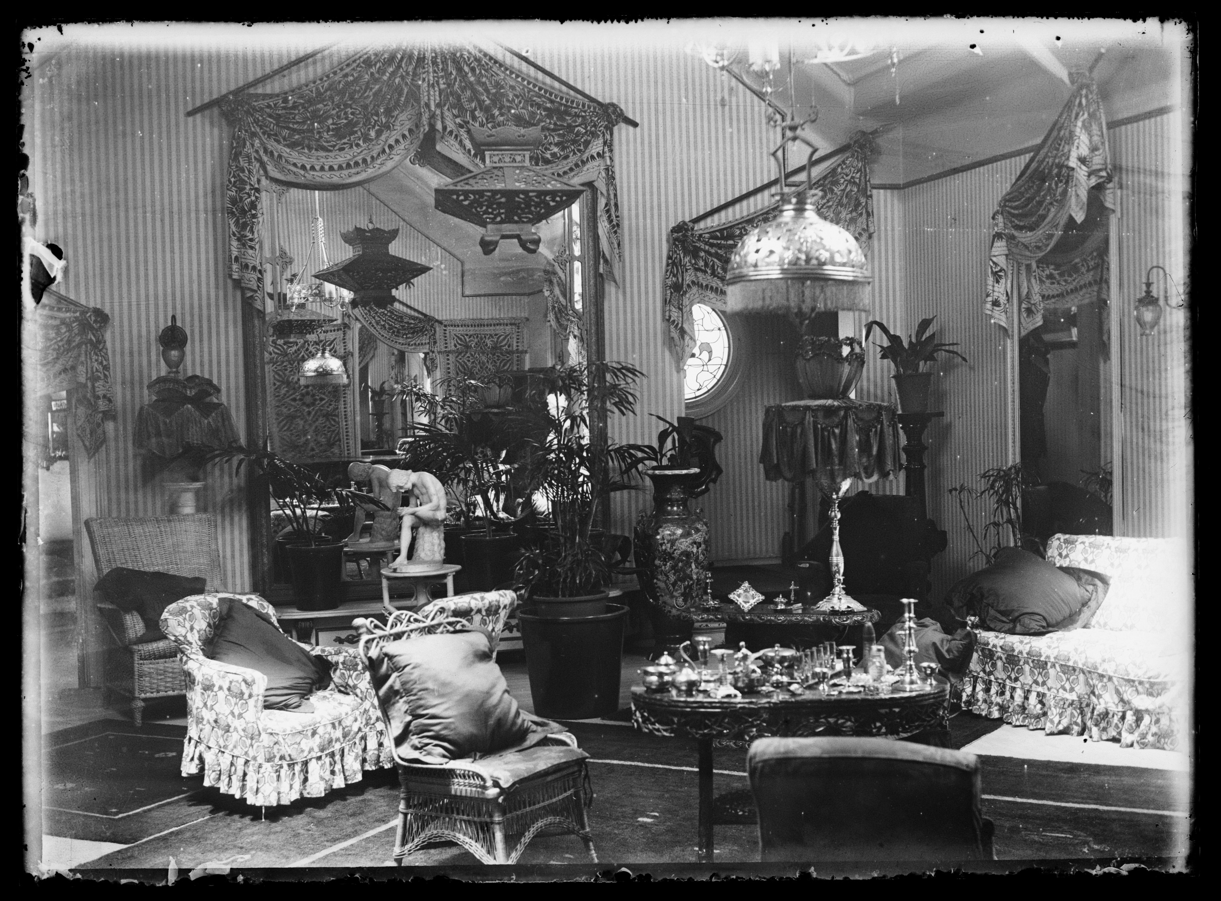The mirror in the music room at Kioto, Waverley, around 1912 / Ann Marie Parnell, photographer