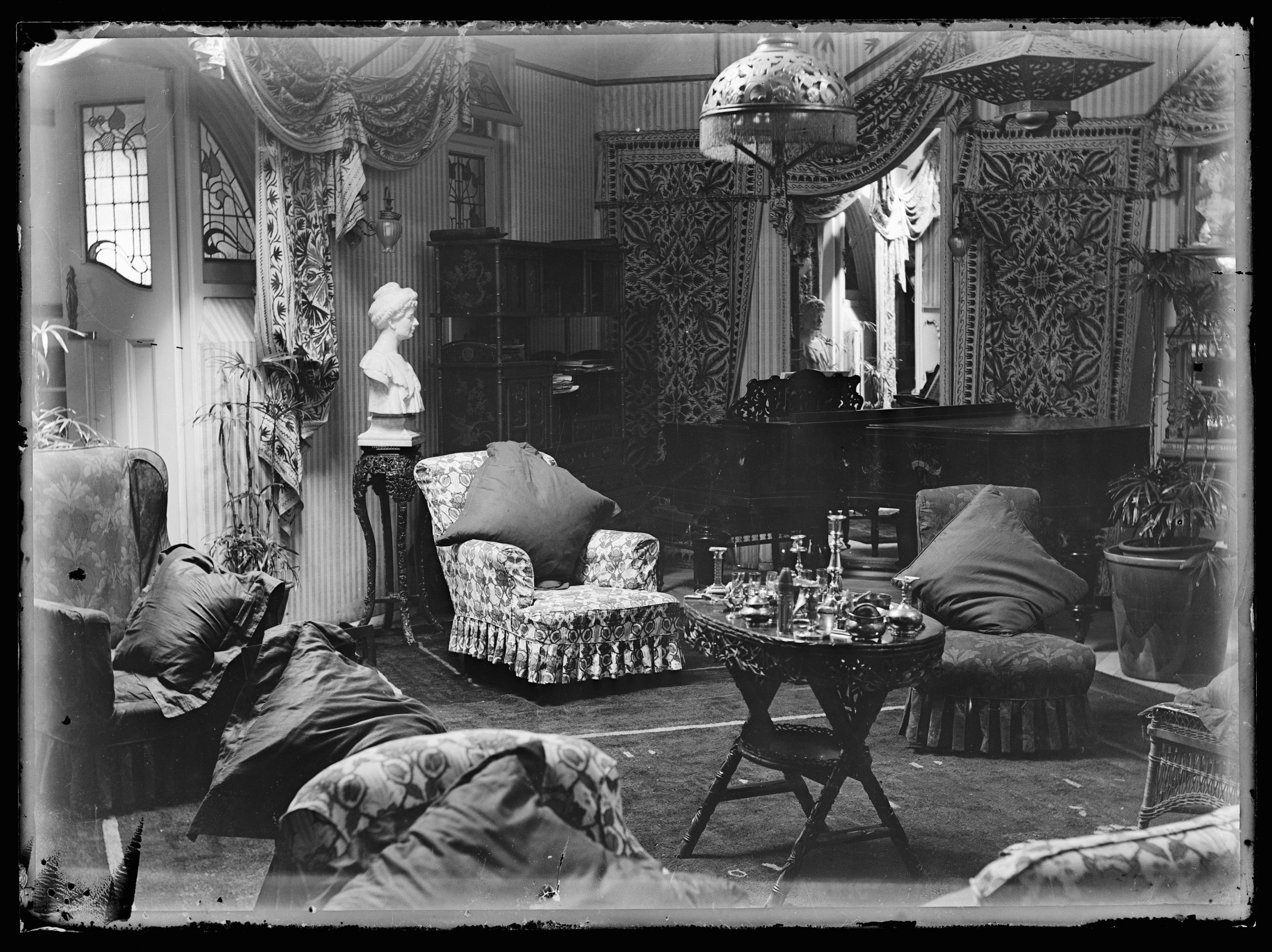 Another view of the music room at Kioto, Waverley, around 1912 / Ann Marie Parnell, photographer