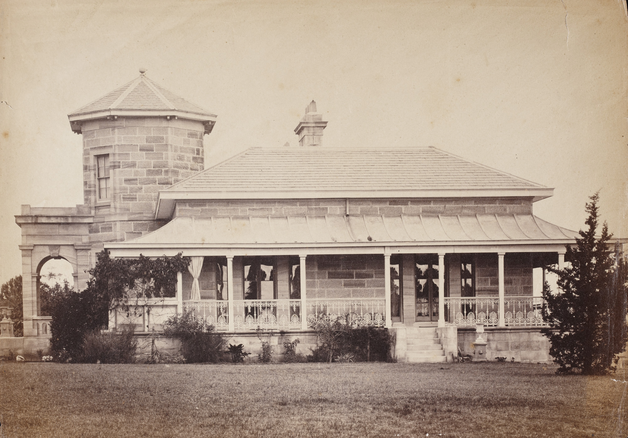 Claremont, Rose Bay, home of the Thorne family, ca.1878 / photographer unknown