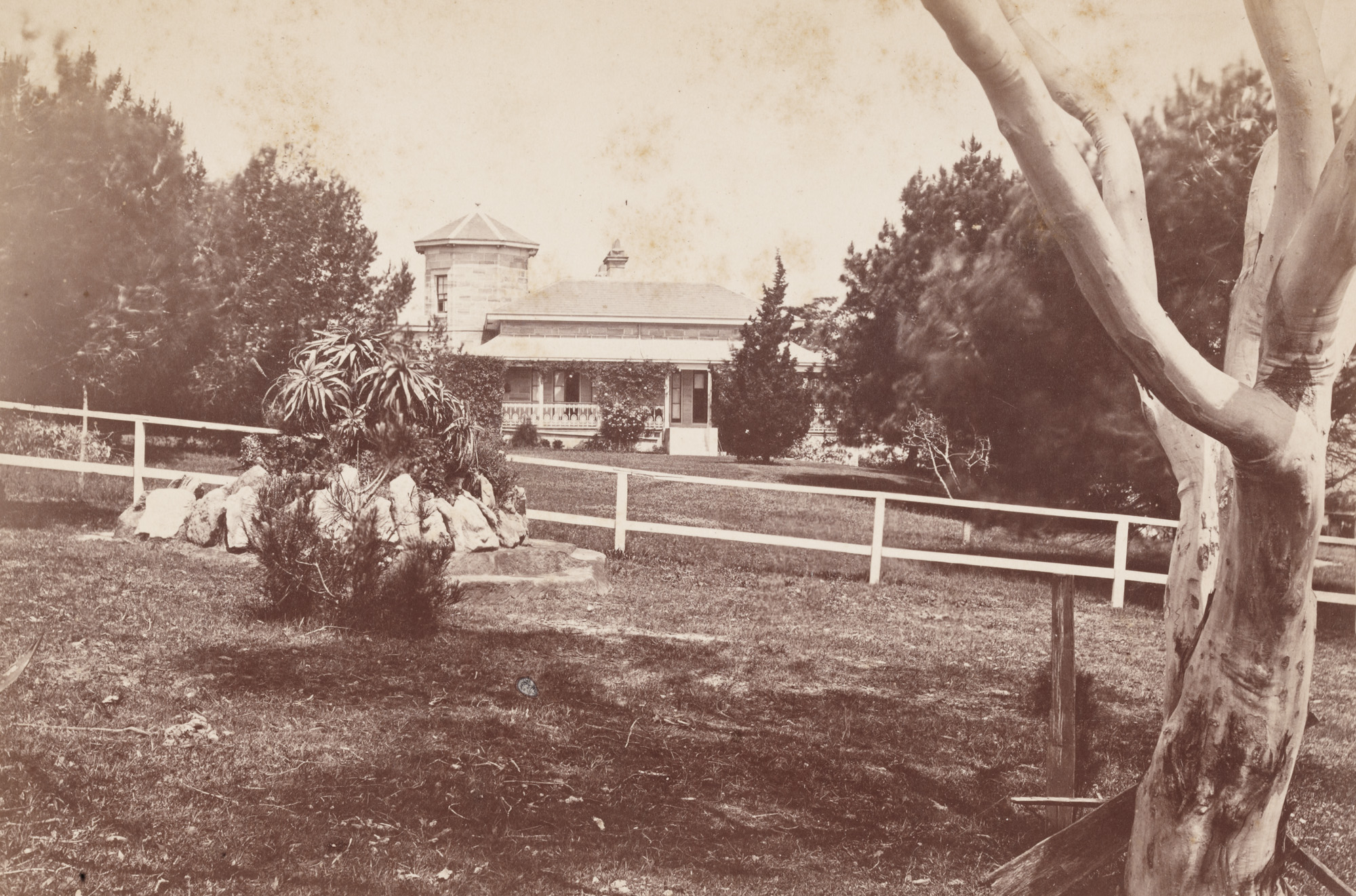View of Claremont, Rose Bay, home of the Thorne family, ca.1878 / photographer unknown