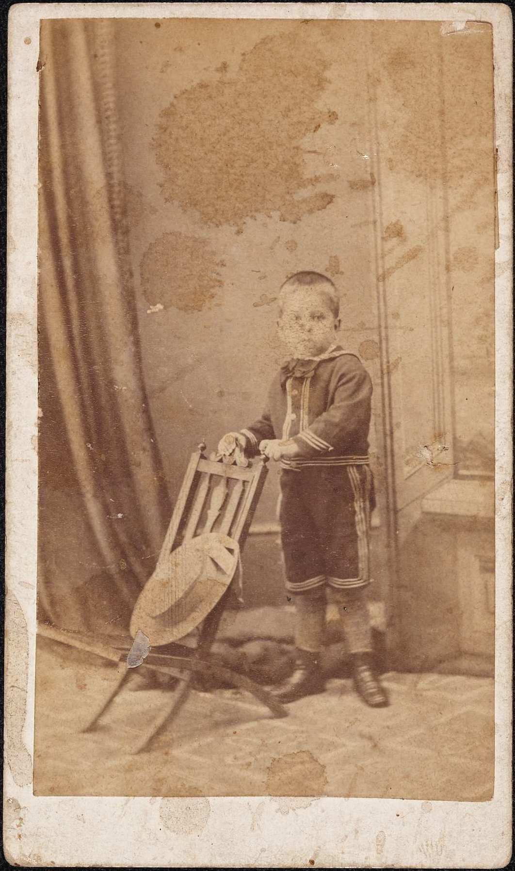 Master Donald McKay Barnet aged 3 years, Sydney N.S.W, July 1873 / W. H. Schroder