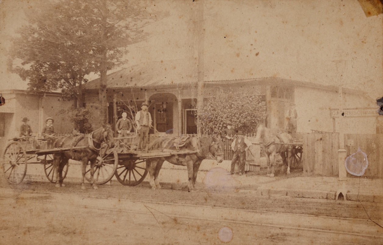 Mr Harrison's residence, George Street, Parramatta, around 1890 / photographer unknown