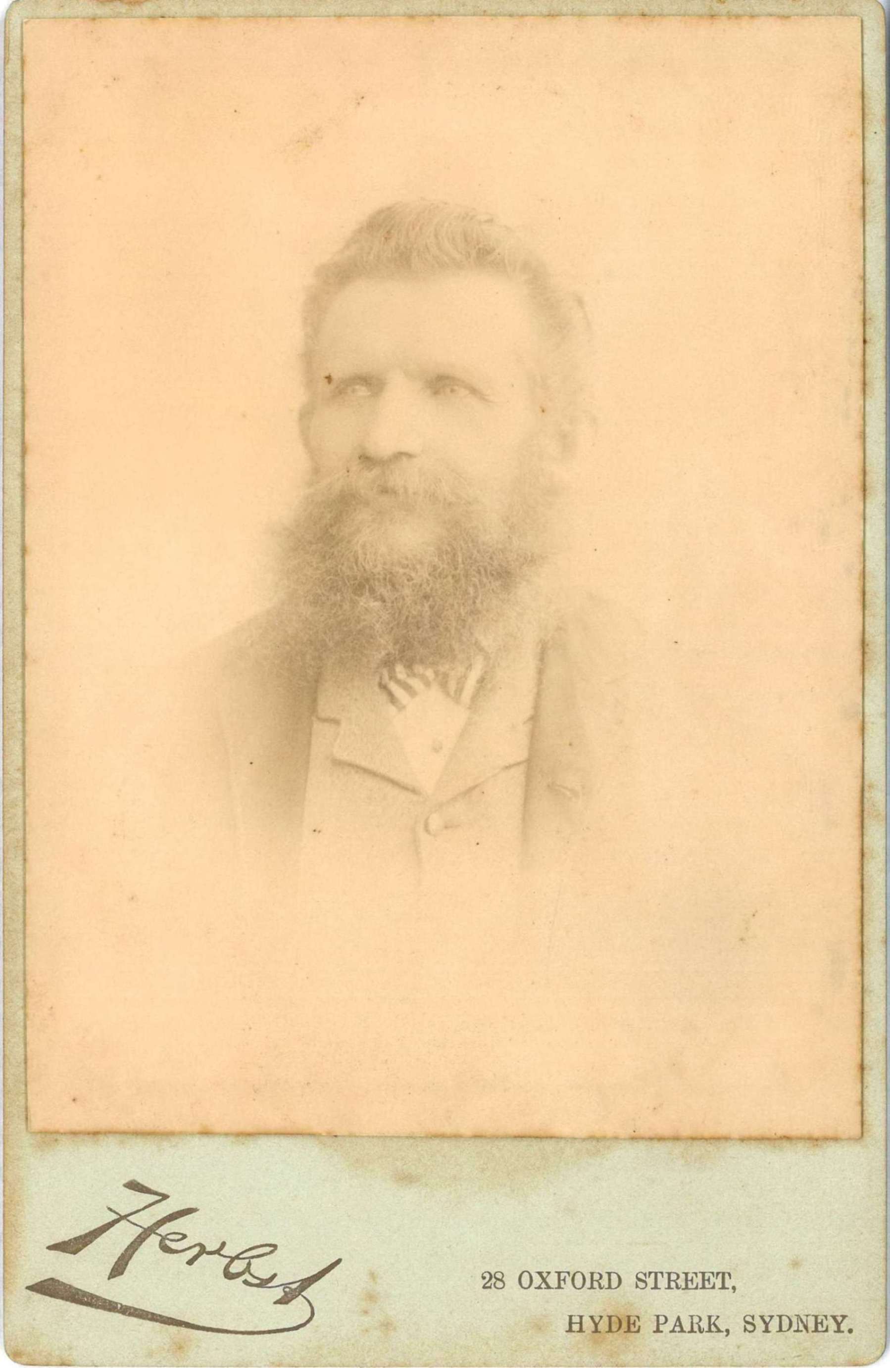 William Bauerlen, around 1900 / L. Herbst (photographer)