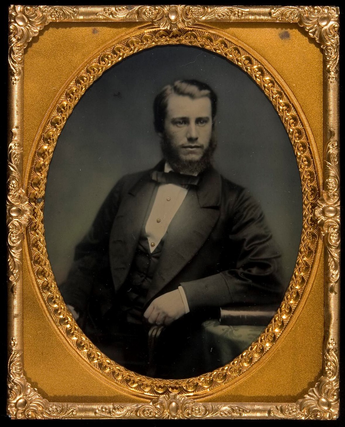 Ambrotype portrait of Richard Rouse Terry 1838-1898 / photographer 
unknown