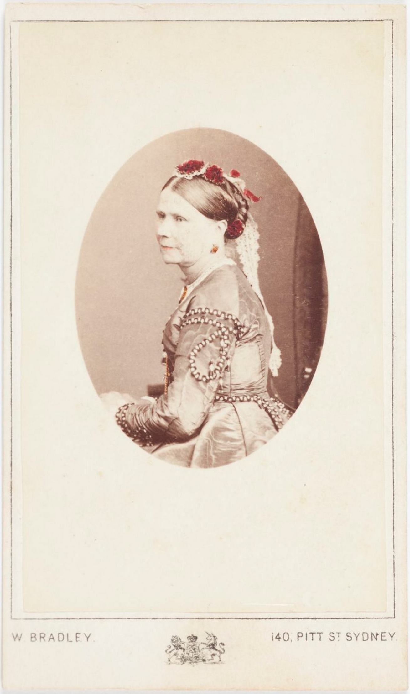 Eleanor Wingate (1813-1898), around 1867 / William Bradley, artist photographer